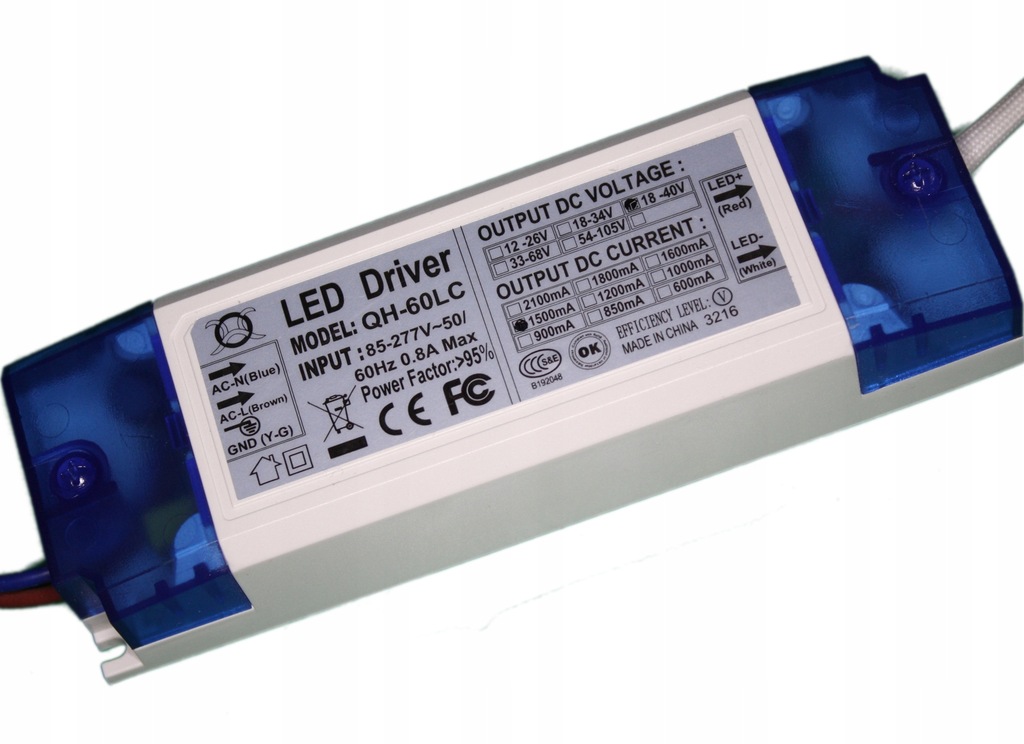 ZASILACZ Driver COB LED 50W 1500mA 18 40V 7528472858 Oficjalne