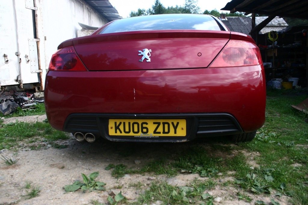 zderzak tylny tył peugeot 407 coupe KJCD parktroni 7351030304