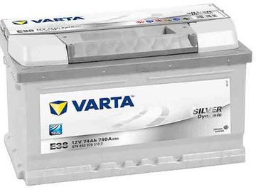 Аккумуляторная батарея VARTA SILVER 74ah 750a E38