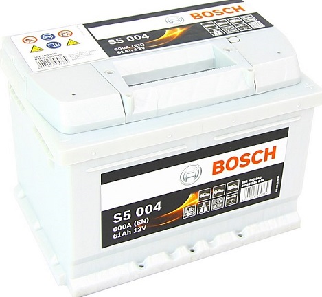 Аккумулятор BOSCH 12V 61Ah/600A S5 242x175x175 B13 - 14
