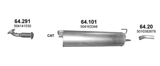 Колекторна труба Iveco Daily А / м2, 3 + 3,0 ТД від 06р - 3