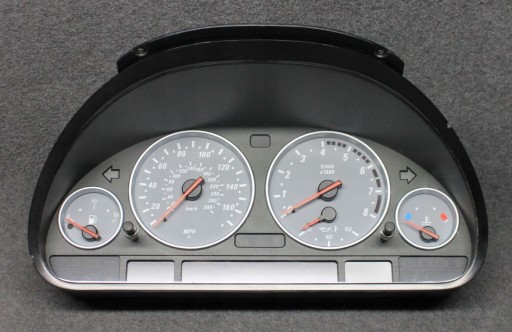 BMW E39 E38 X5 рамка хром кільця годинник лічильник - 4