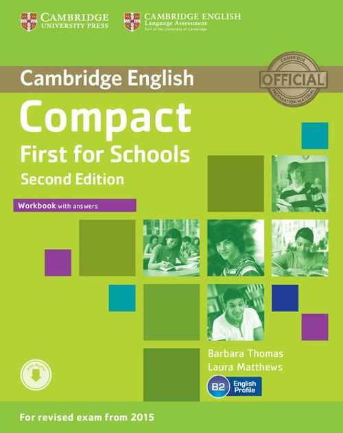 

Compact First for Schools Workbook with Answers +