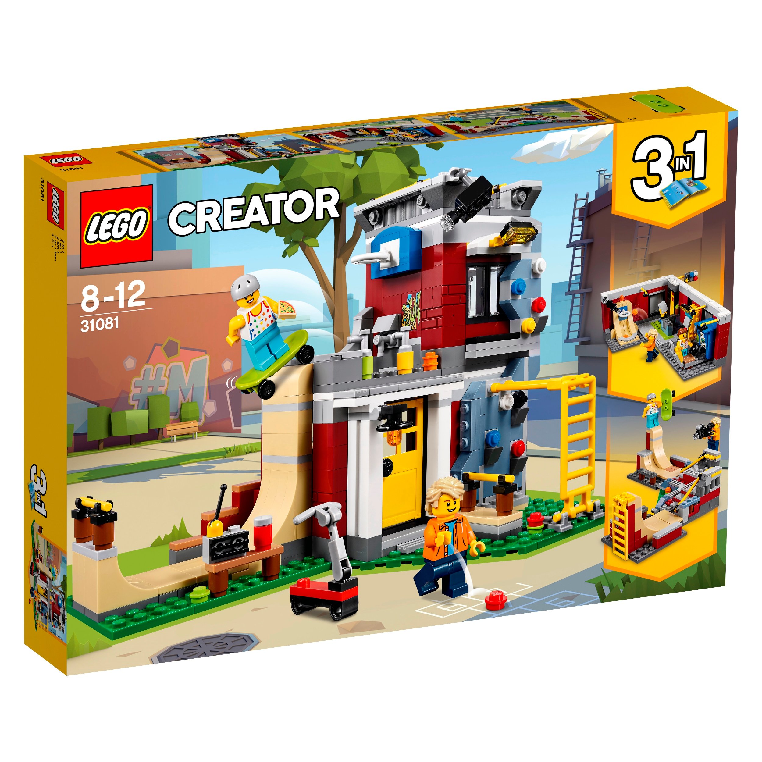Lego Creator 3 w 1 31081 Klocki Lego Creator Skatepark 31081
