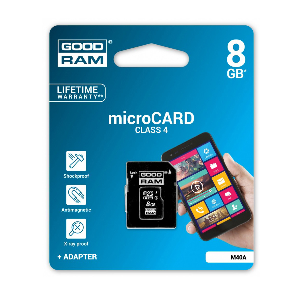 

Goodram microSD 8GB C4 1-adapter