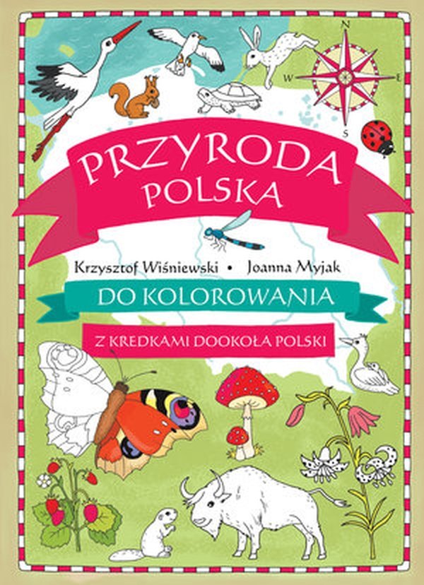 Przyroda polska do kolorowania dookoła Polski