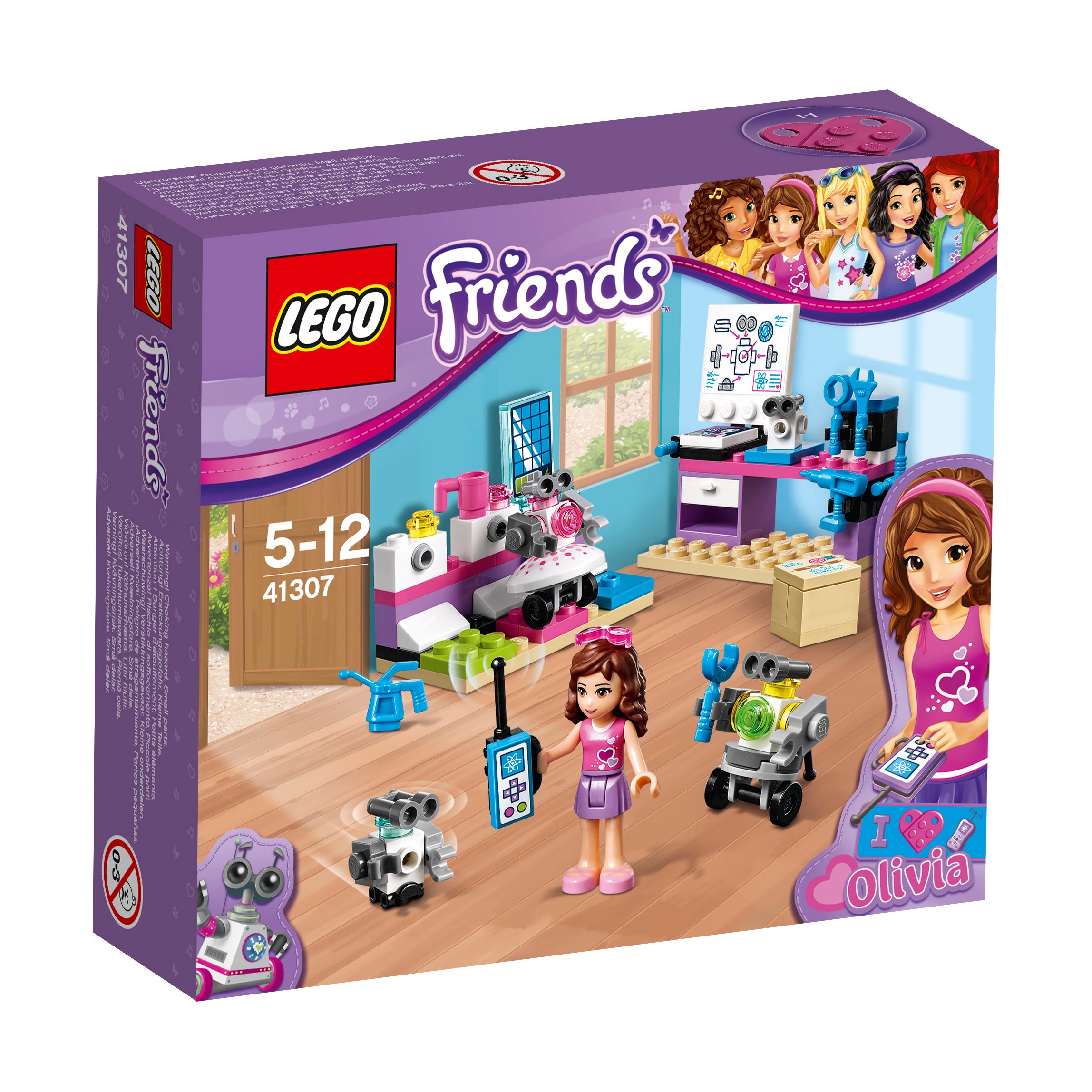 Originální Lego 41307 Friends – Kreativní laboratoř Olivie Stavebnice Nové