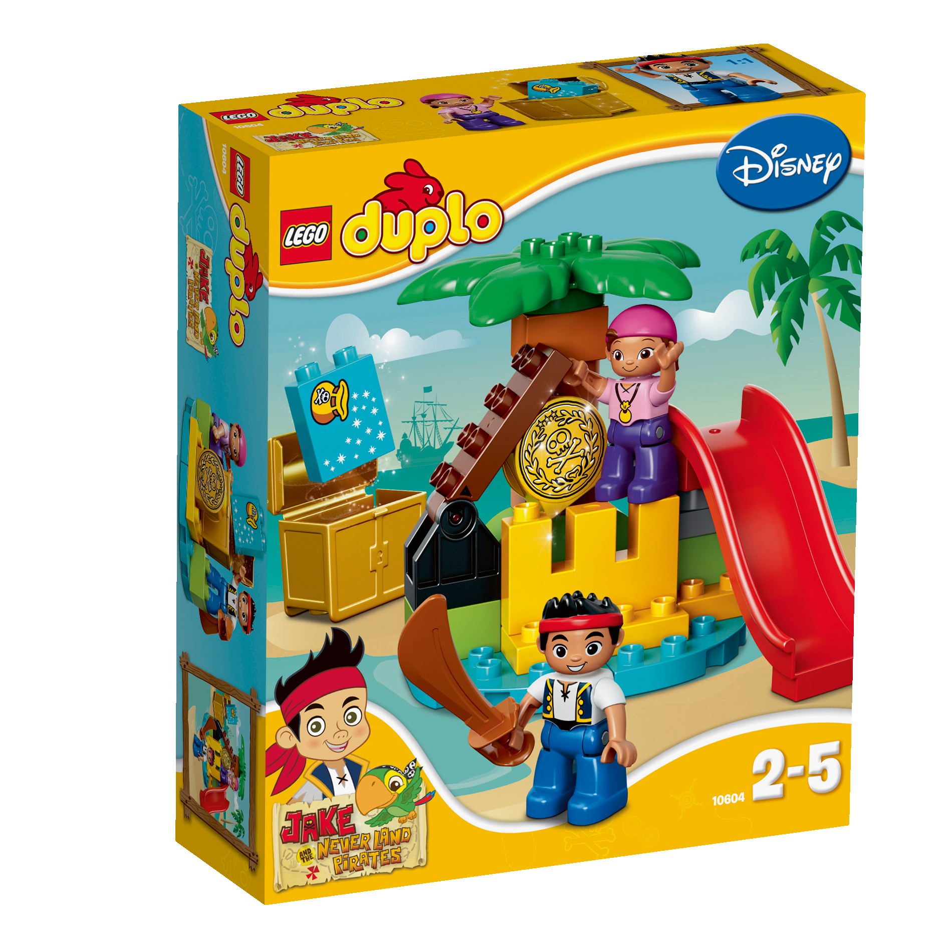 Lego 10604 Duplo jake a piráti ze Země Nezemě Ostrov pokladů Stavebnice Nové