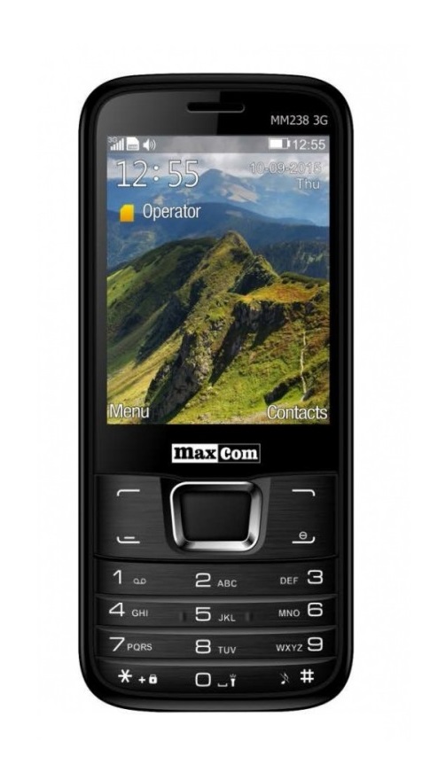 

Telefon komórkowy Maxcom MM 238 czarny 1 Gb