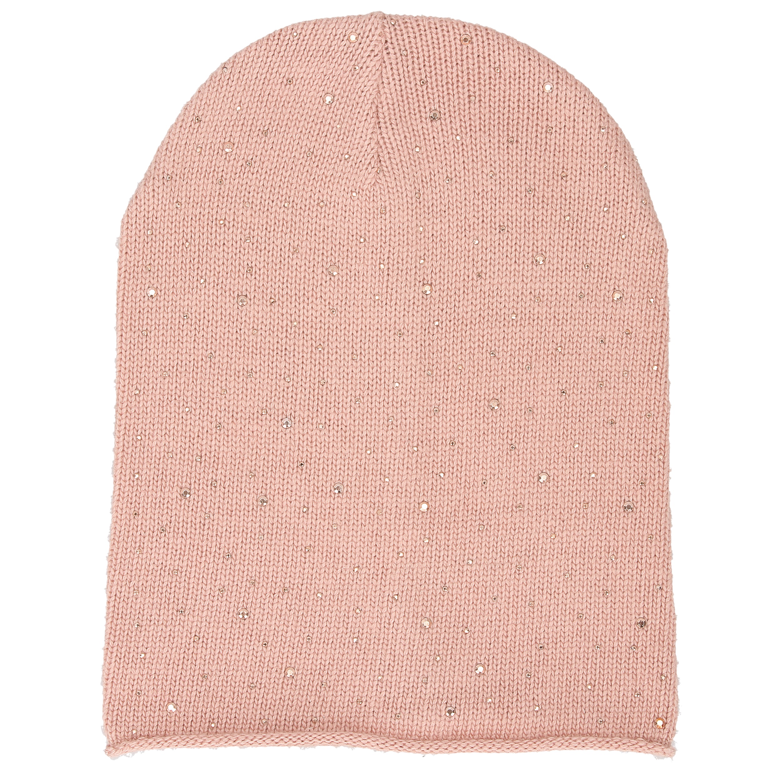 

Czapka Pieces Pcvunder Stone Cashmere pudrowy róż