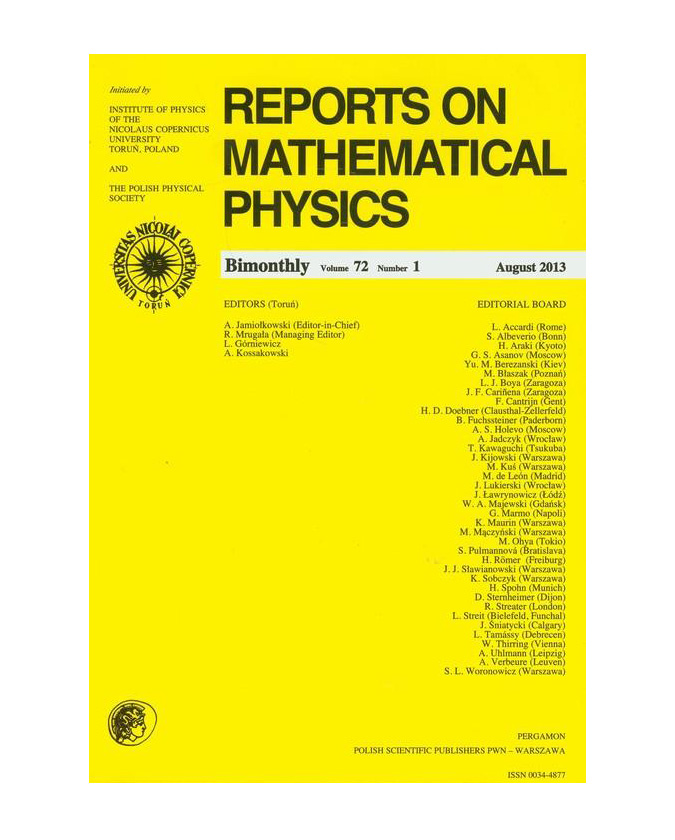 

Reports on Mathematical Physics 55/1