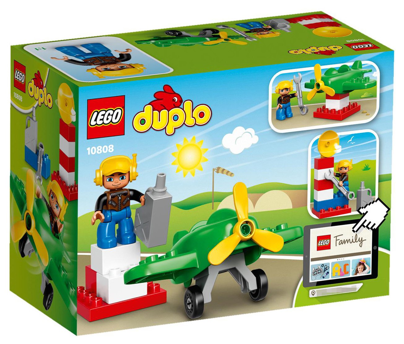 Lego 10808 Duplo Malé letadlo Ideální dárek pro 2-3letého chlapce Stavebnice Nové