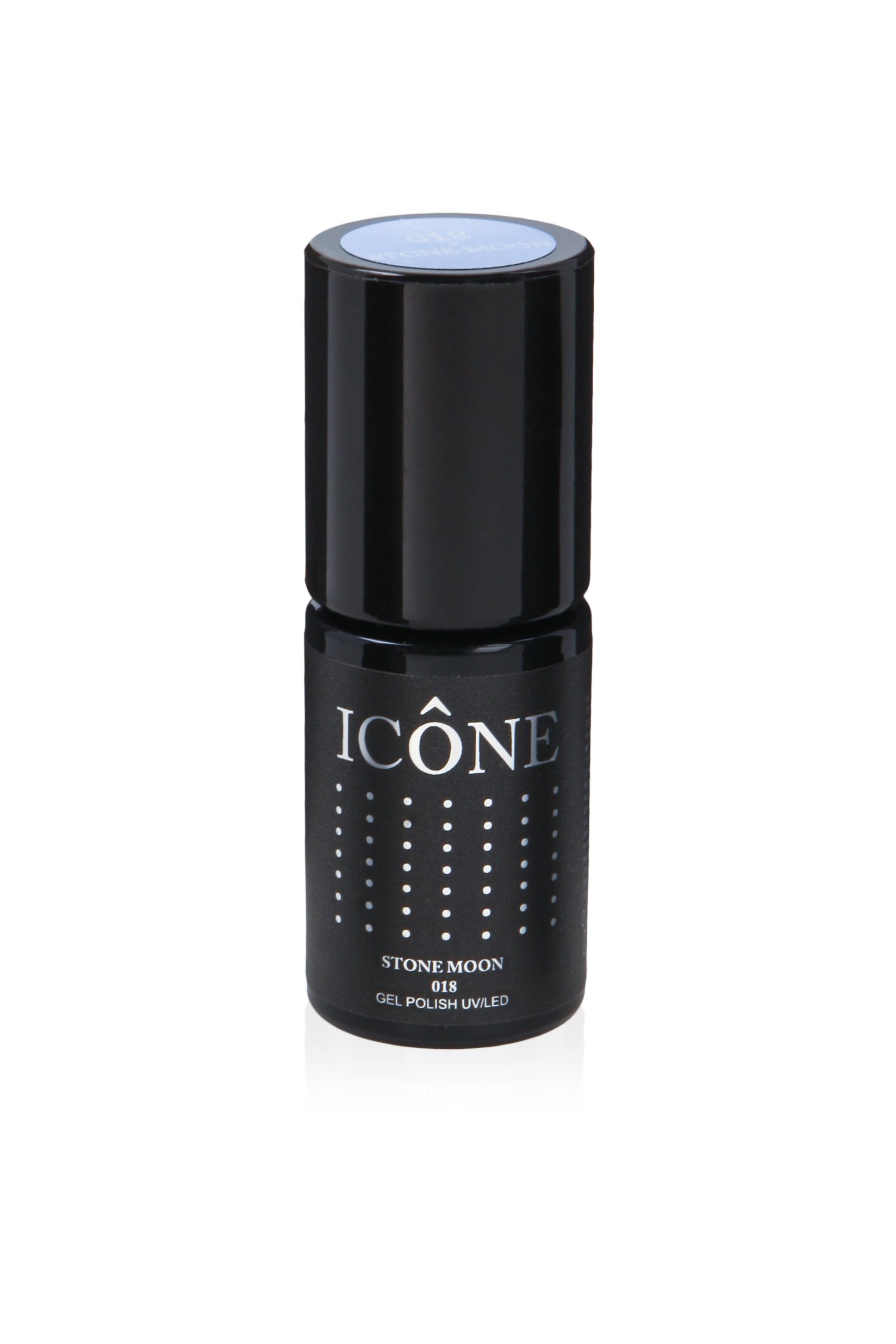 

Lakier hybrydowy Icone niebieski 018 stone moon