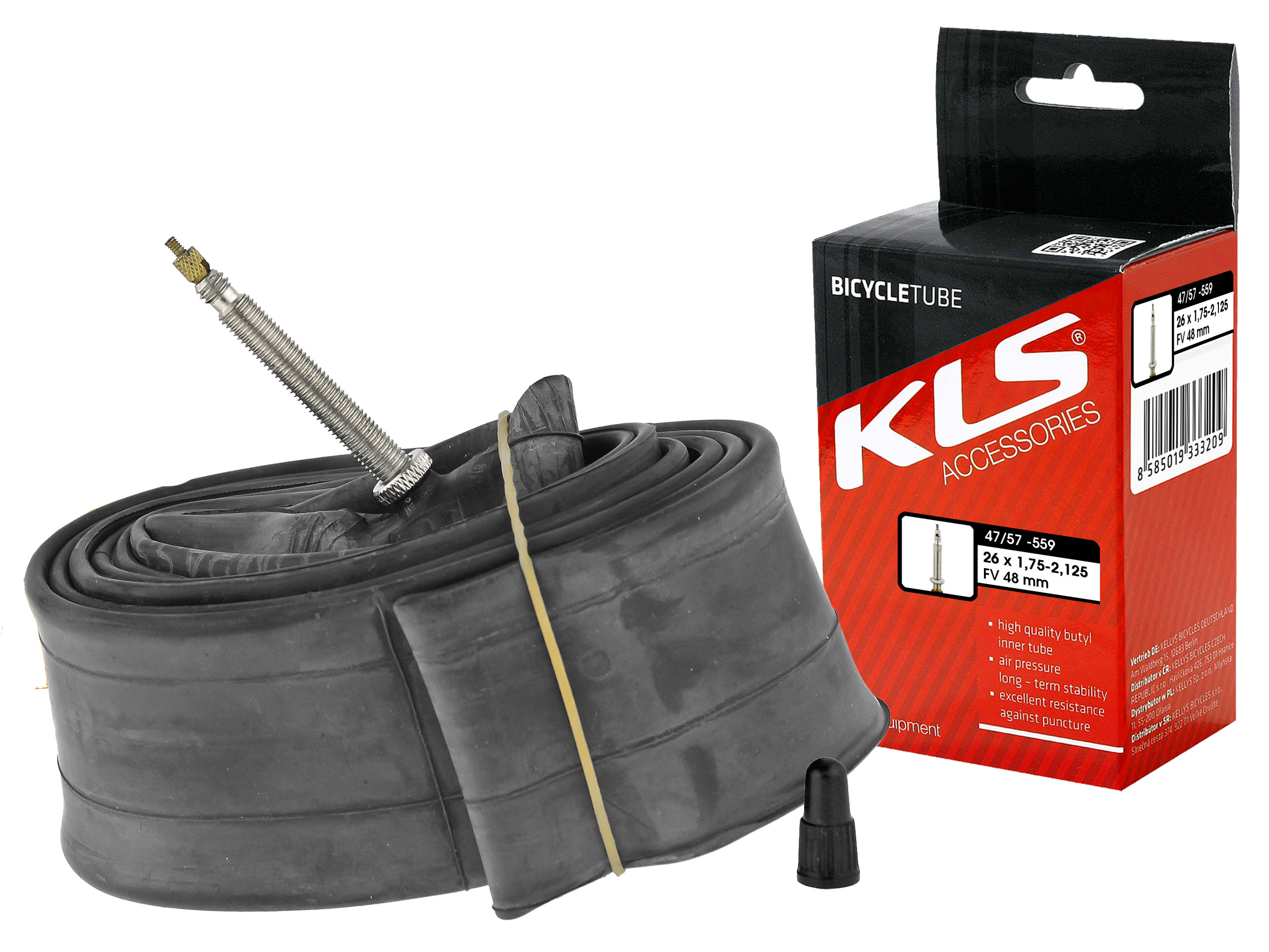 

Dętka Kellys 26x1,75-2,125 Wentyl Presta 48 MM