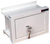 Sejf ścienny S-2 średni domowy do ściany skrytka do wmurowania w ścianę