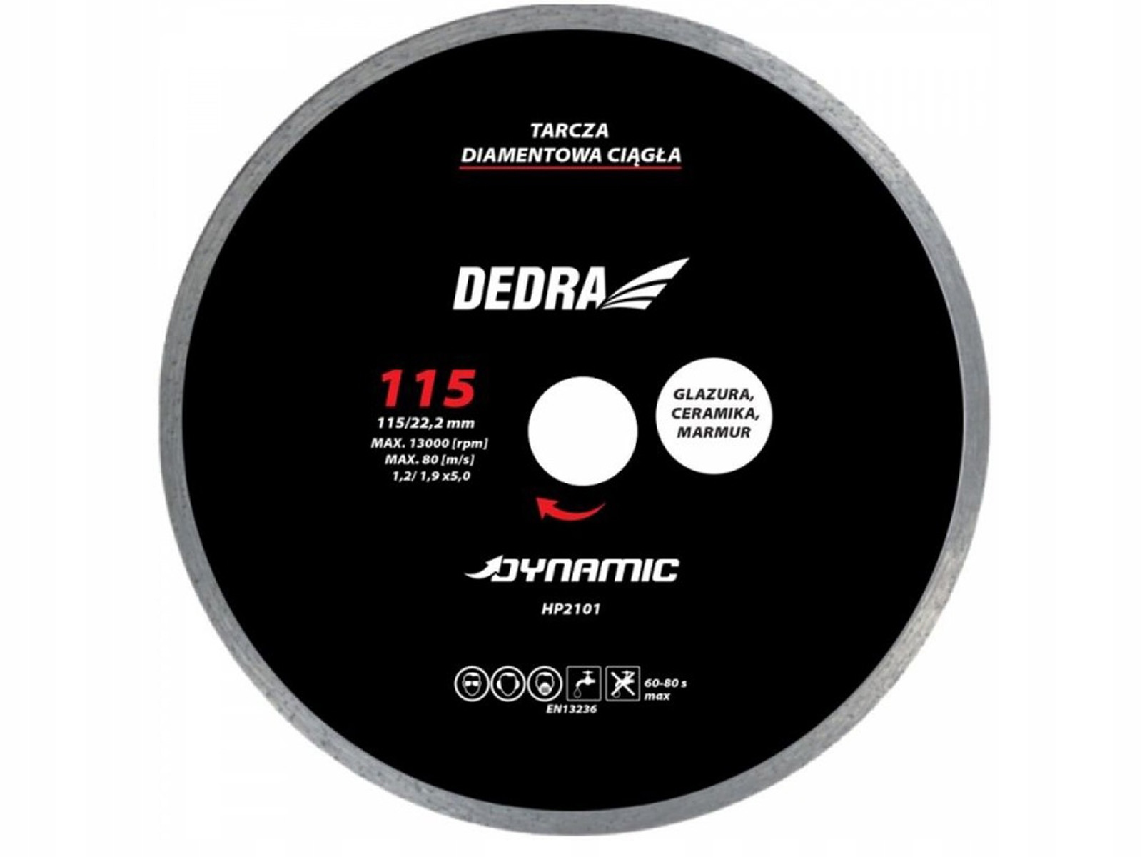 

Dedra Tarcza diamentowa Dynamic 230x22,2 HP2106