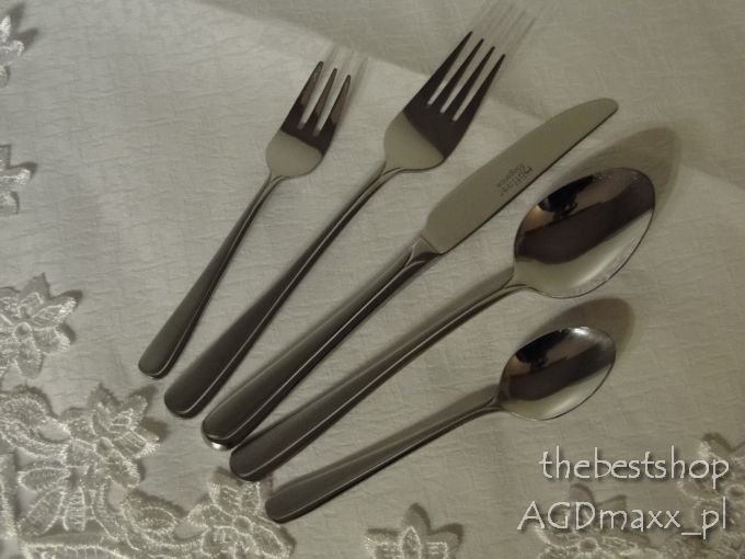 SZTUĆCE SATYNA 72el. walizka wzory HOFFNER Materiał wykonania metal