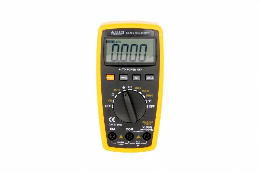 

Multimetr Cyfrowy Axiomet AX-105 LCD 3,75 3X/S