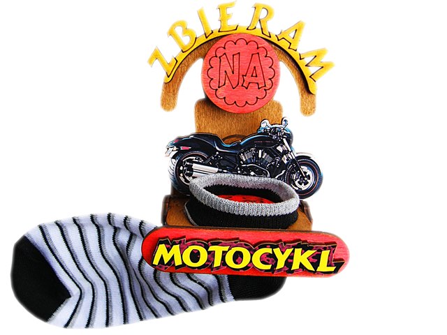 

Skarbonka Skarpeta Na Motocykl śmieszny