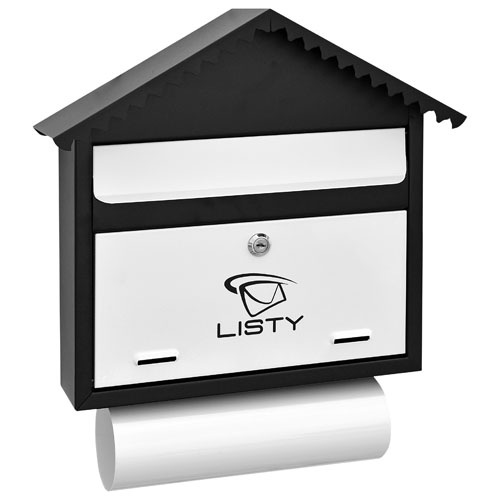 

Skrzynka Na Listy Czarno-biała BW-10