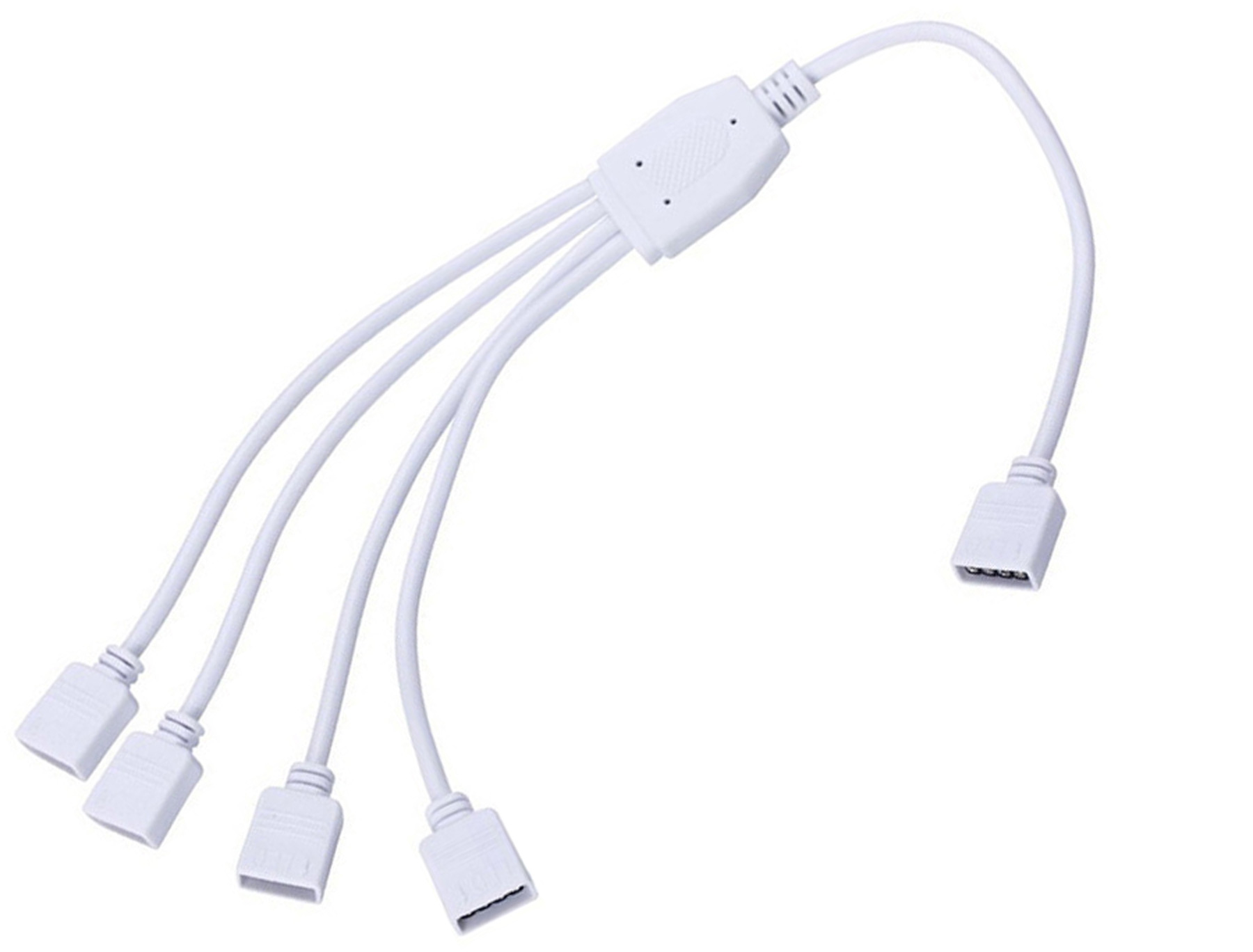 

Rozdzielacz Rgb rozgałęźnik na 4 taśmy Led złączka