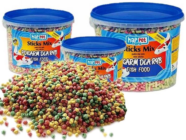 

Pływający Pokarm Dla Ryb MIX Granulat Oryginał 3L