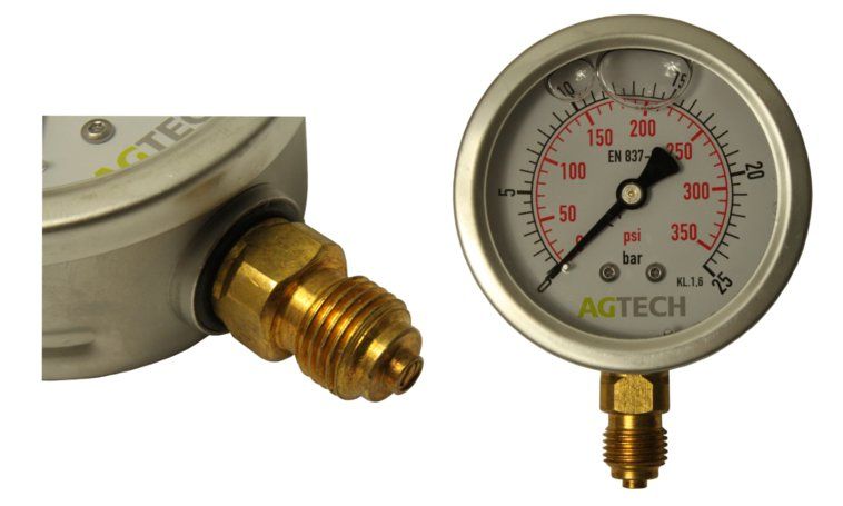 

Manometr fi 63 Bsp 1/4 Dół Zakres 0-25 Bar Agtech