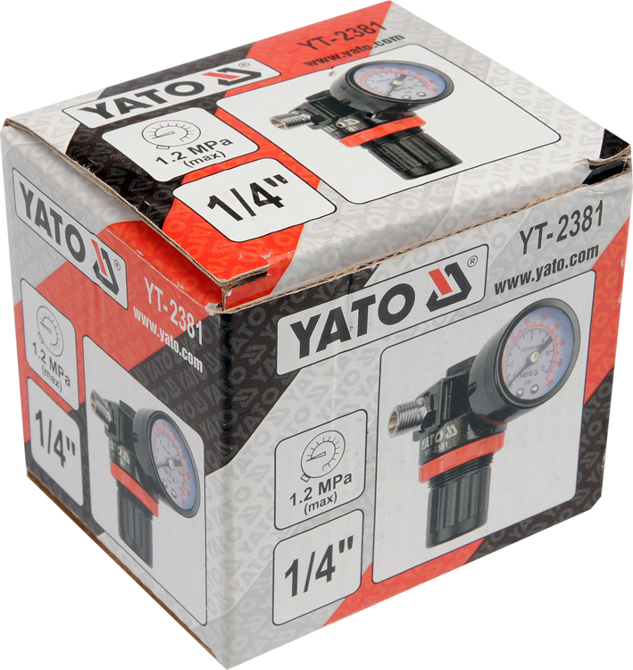 YATO REDUKTOR CIŚNIENIA Z MANOMETREM 1/4" Marka Yato
