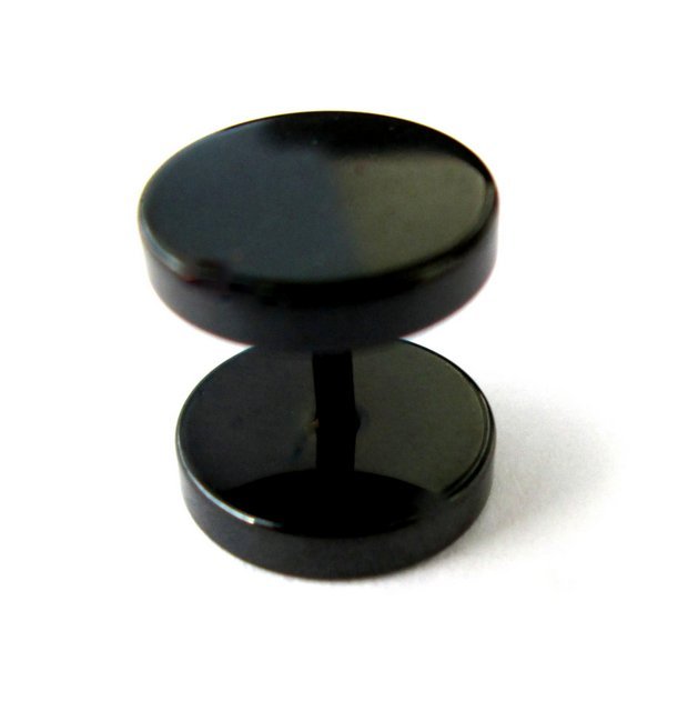 

Fake plug oszukany tunel 10mm 316L Czarny