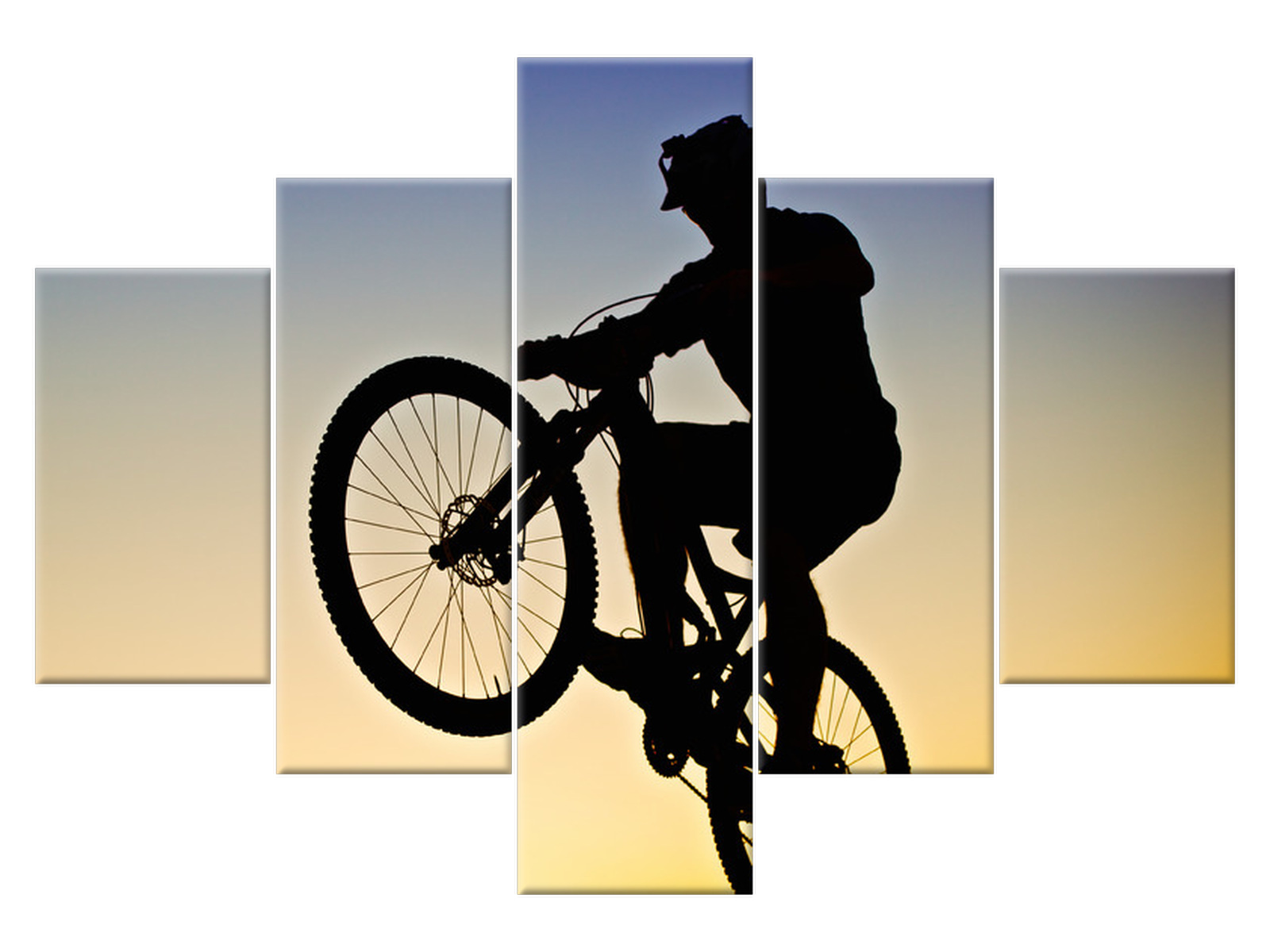 

Obraz na ścianę Pejzaż Mtb 100x70 górski rower