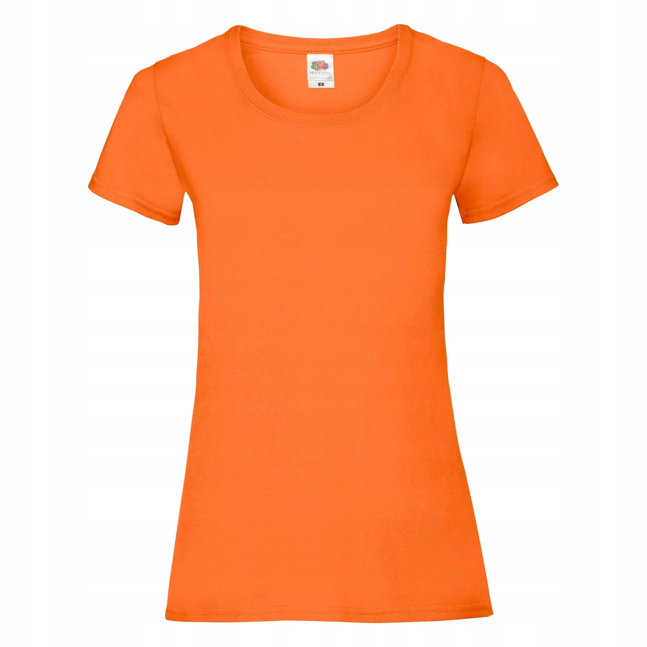 

Koszulka Damska Fruit Of The Loom T-shi Orange S