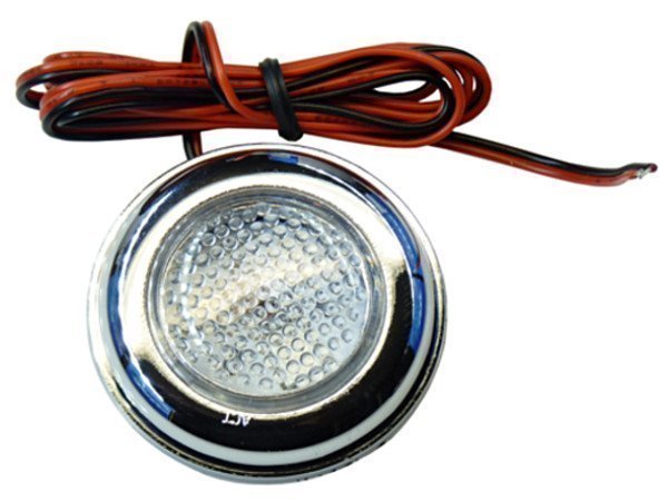 

Obrysówki Led okrągłe Chrom światło obrys 12V 24V