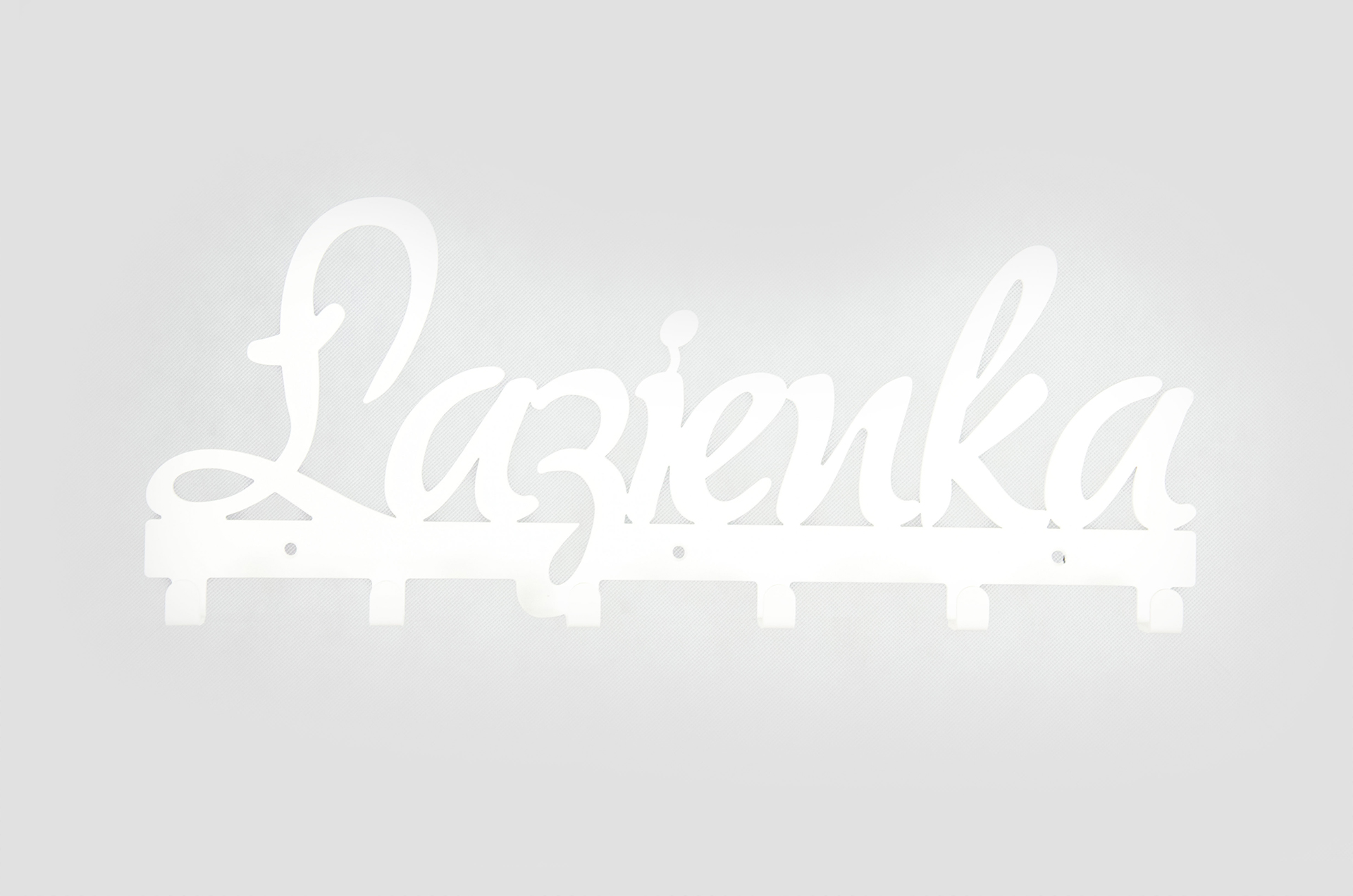 WIESZAK ŁAZIENKOWY NA RĘCZNIKI 6 haczyków, kolory Kolor biały czarny szary