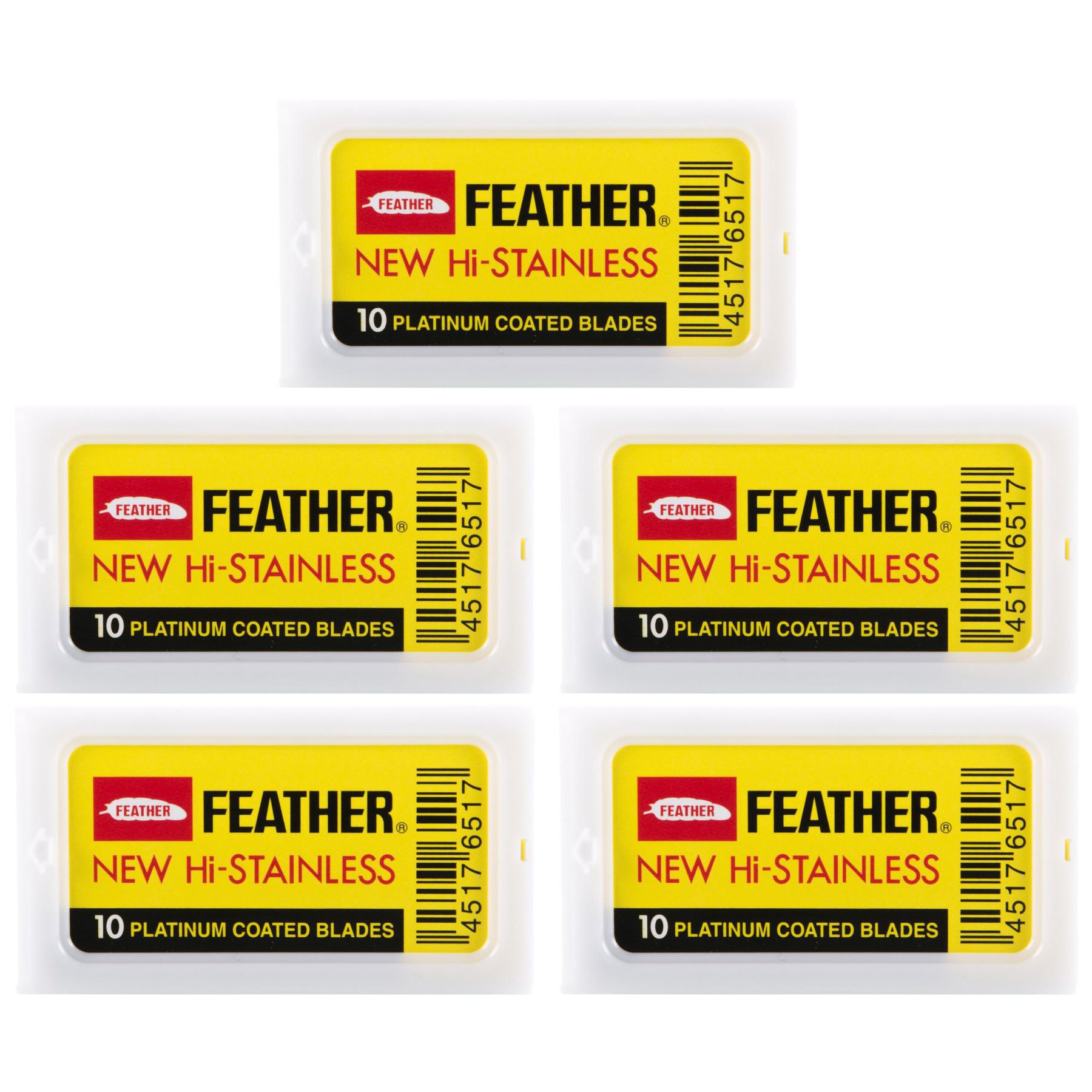 

Oryginalne Japońskie żyletki Feather (10 sztuk)