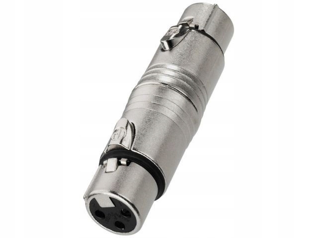 

Monacor NA-3FF Przejściówka Xlr/xlr Niklowana