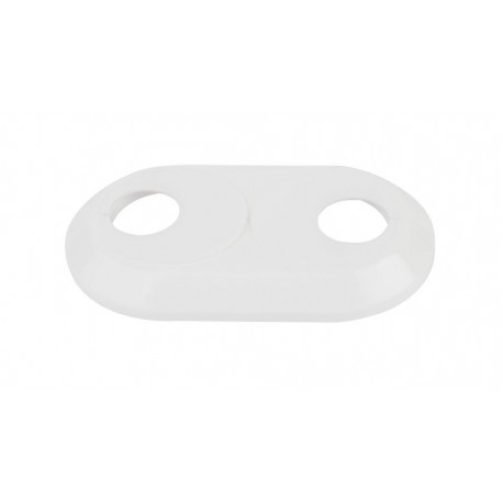 ROZETA MASKUJĄCA DO RUR MIEDZIANYCH 22mm PODWÓJNA