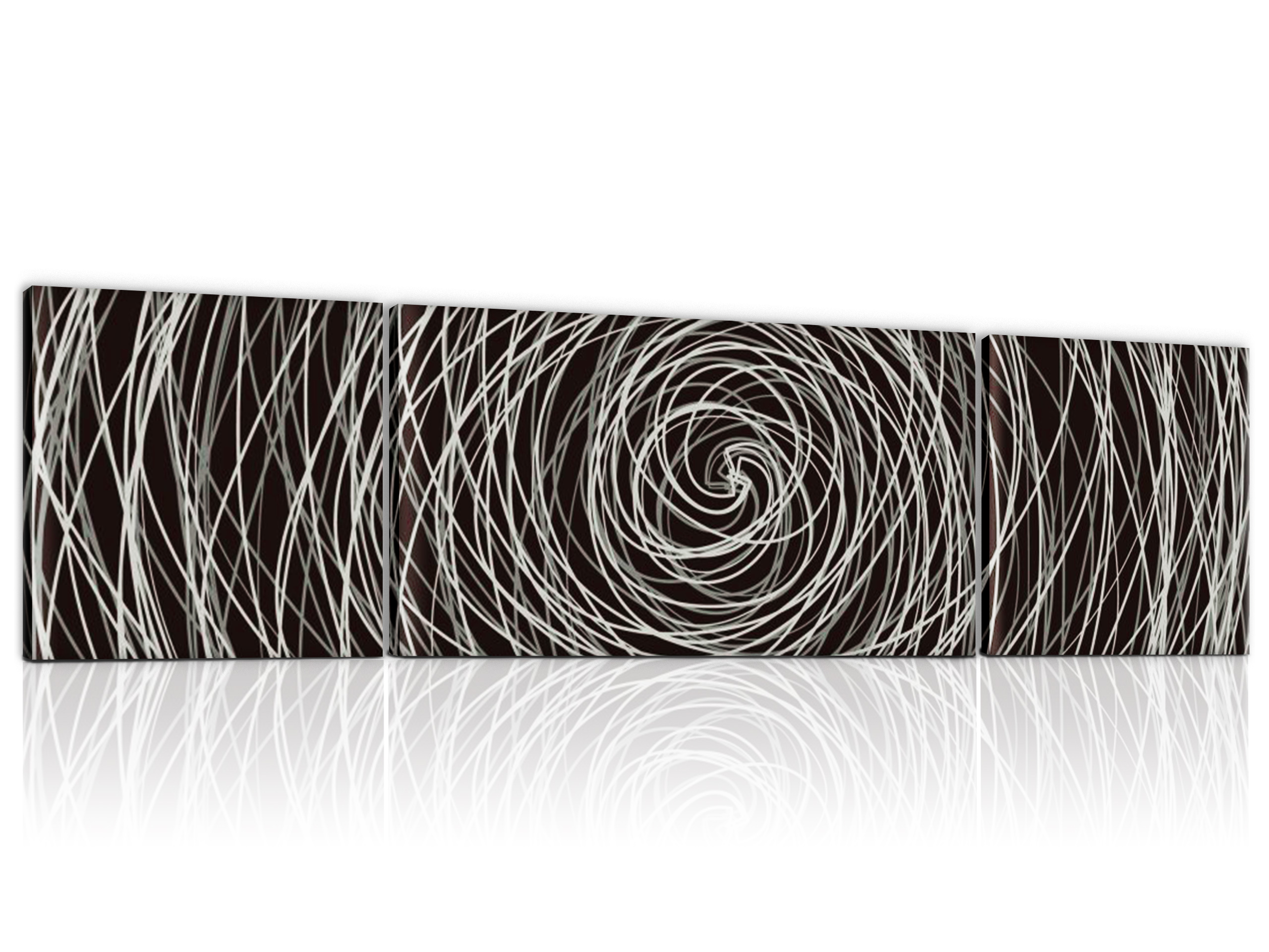 

Abstrakcje Nowoczesne Wir 120x30cm Tryptyk