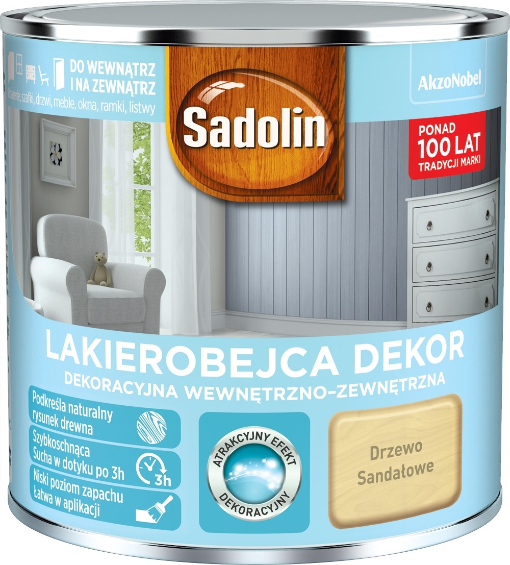 

Sadolin Lakierobejca Dekor Drzewo Sandałowe 1L Waw