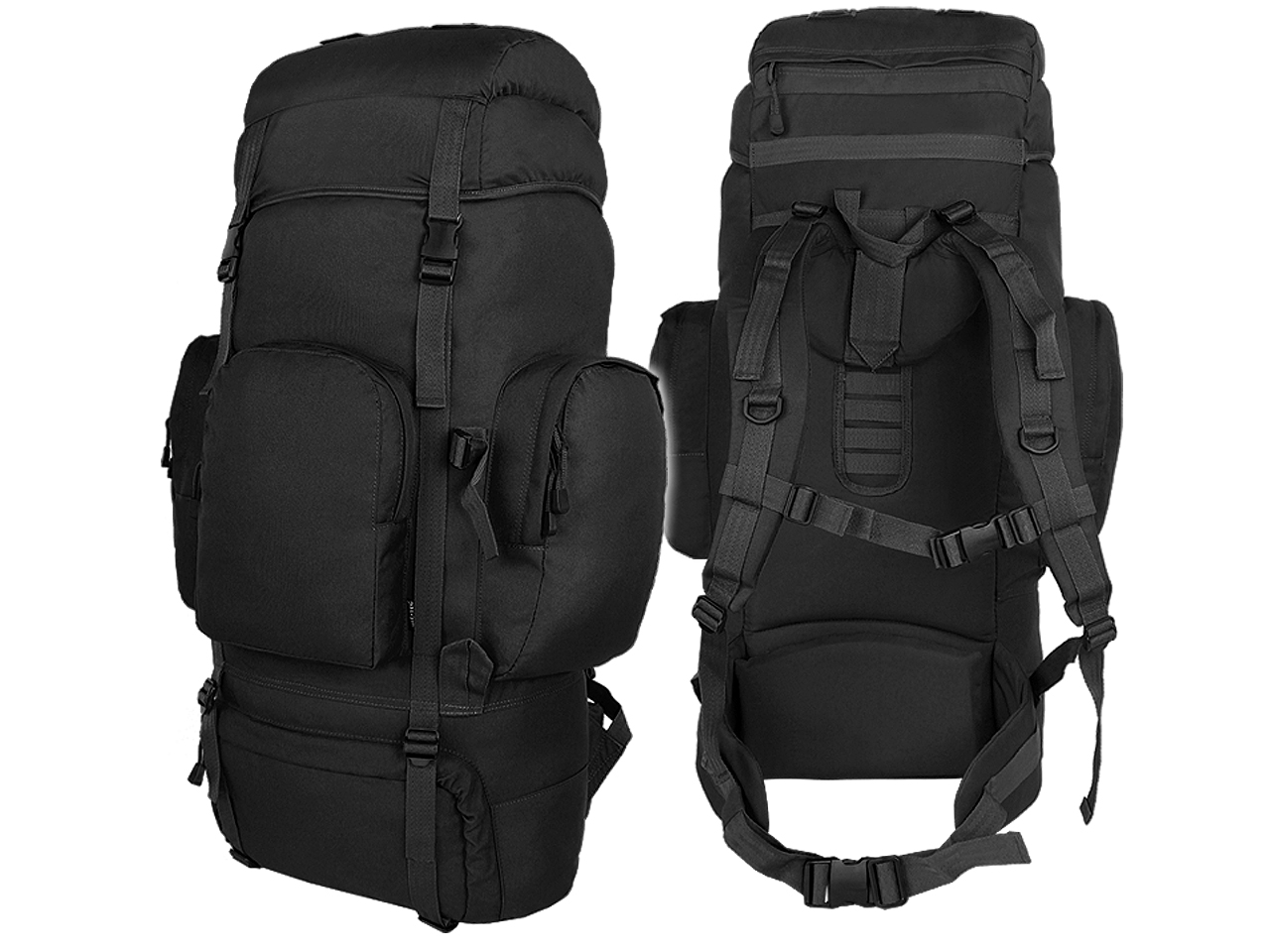 Plecak Wojskowy Turystyczny Ze Stelażem Mil-tec Recom Militarny 88L