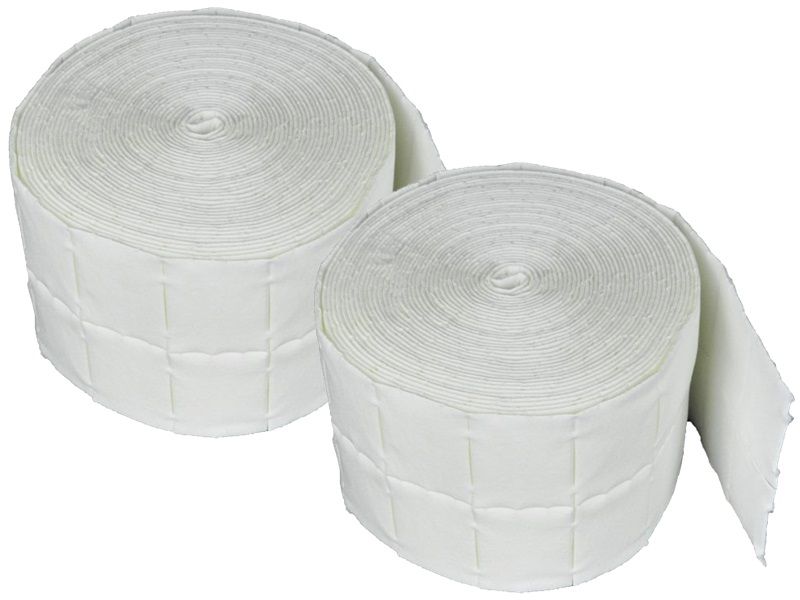 

2x 500 szt Waciki Bezpyłowe 12 Warstw 2 Rolki