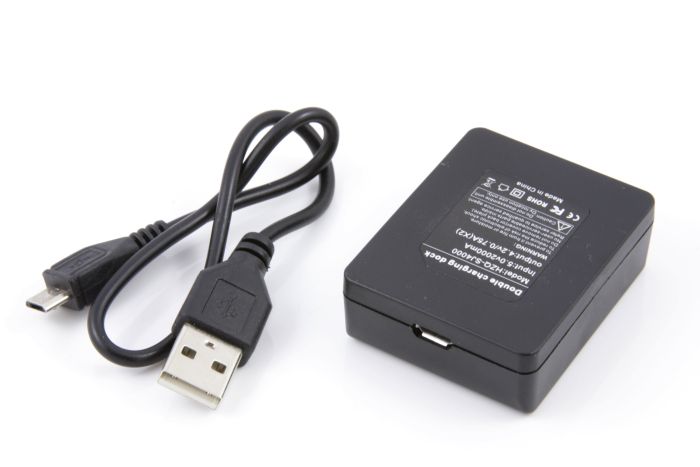 USB зарядное устройство 2x аккумуляторная батарея SJ5000 Sj6000 EAN (GTIN) 5904647800663