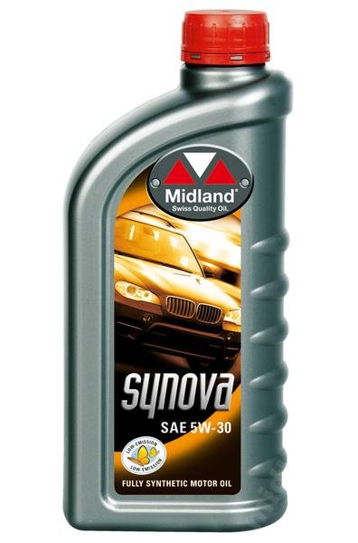 OLEJ SILNIKOWY MIDLAND SYNOVA 5W30 1L SWISS MADE