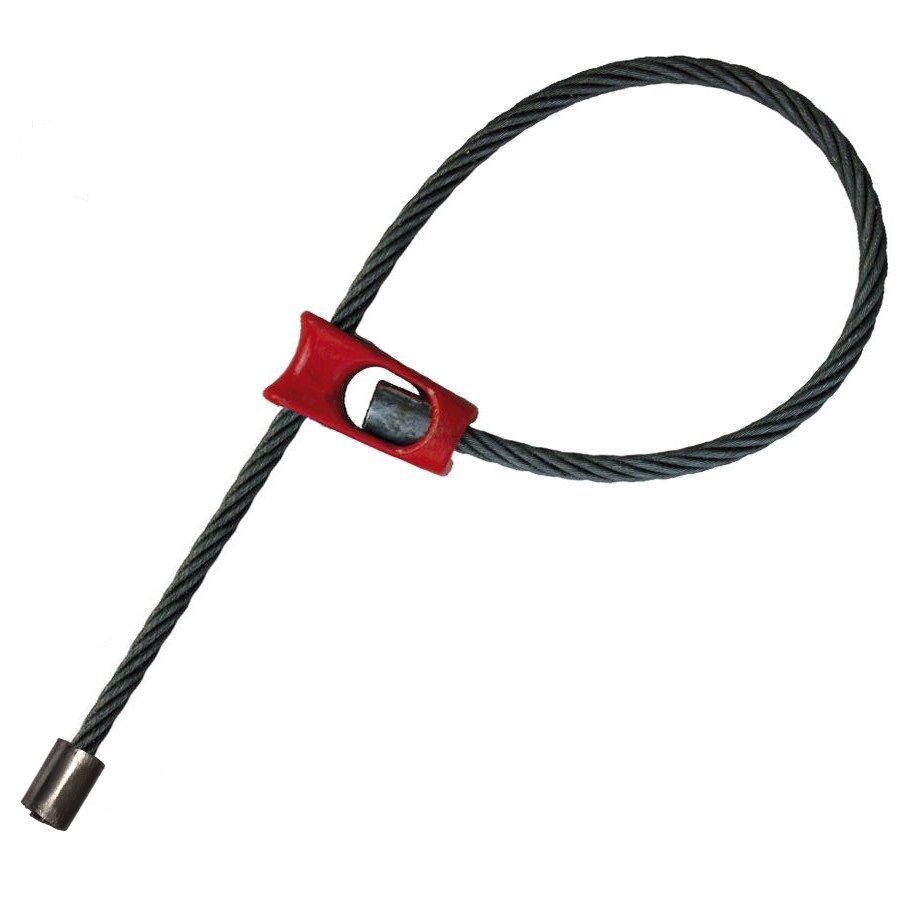 Trhací lano s niplem 13 mm x 4,0 m 12 t elastické.