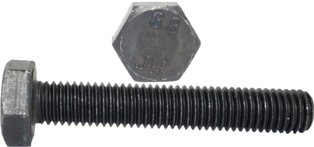 

M10x16 Śruby łeb 6-kątny 8.8 czarne Din 933 5szt.