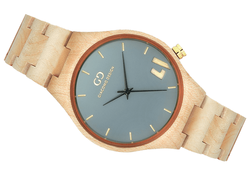 

Drewniany zegarek damski Giacomo Design GD08402