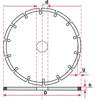 DIAMANTOVÁ 230 x 22,2 HLUBOKÉ TĚŠÍ MF EAN (GTIN) 5907580103655