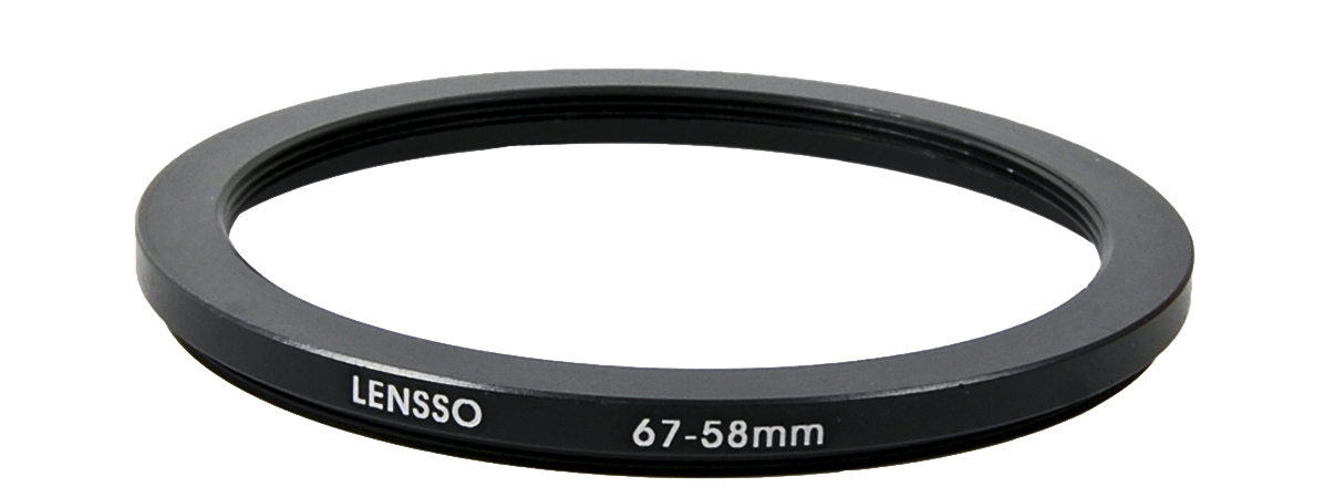 

Pierścień redukcja filtrowa 67 na 58 mm RDF67X58