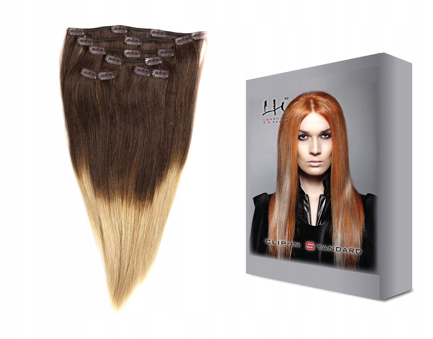 4-20 55-60 cm 6dílná sada přírodních vlasů