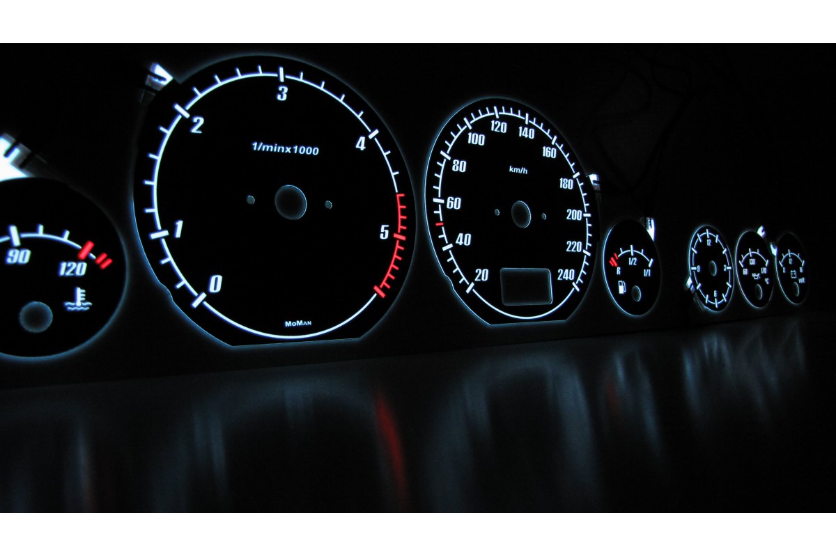 Tarcze Indiglo Audi A6 (C4) '94-'97 Wzór 1 MoMan Producent Moman