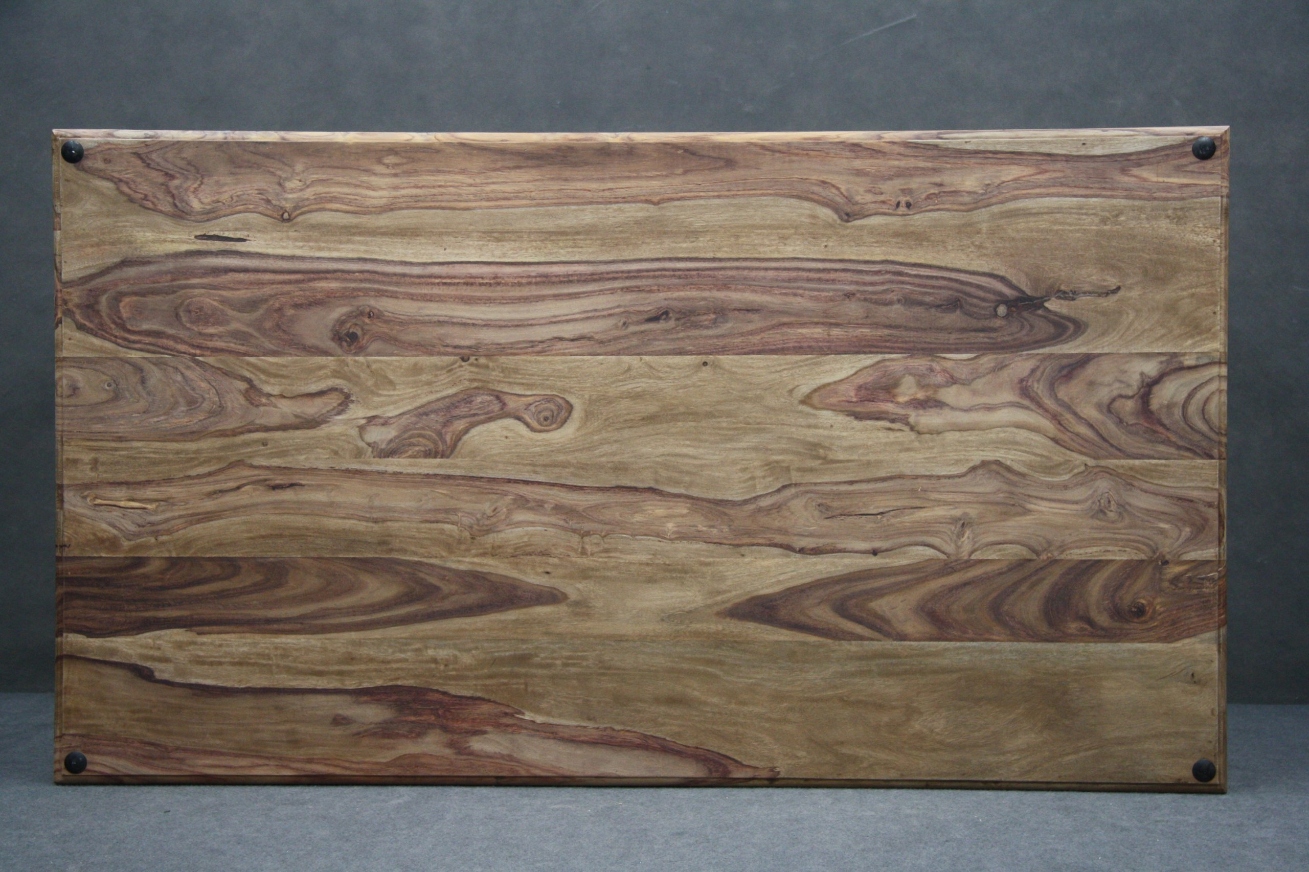 Stół Drewniany Palisander 160 cm Krzesła LEEDS Głębokość mebla 90 cm